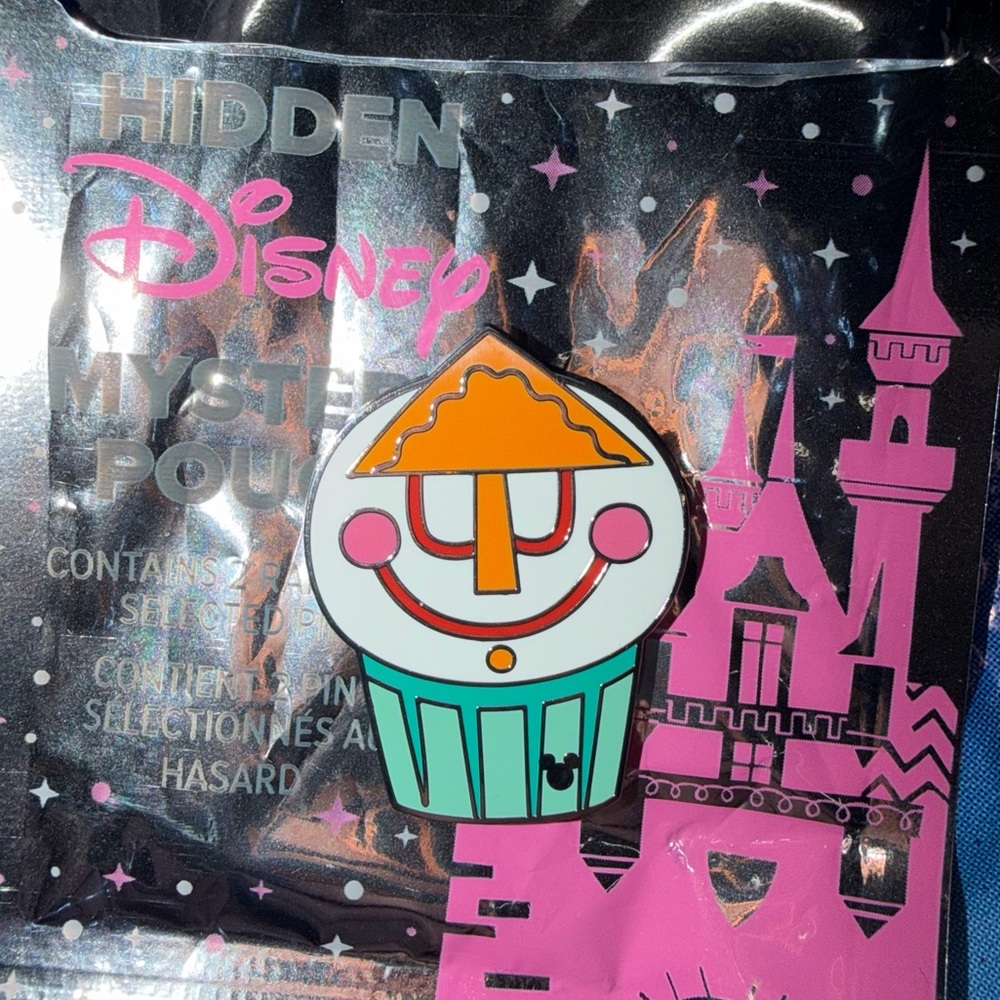 New 2025 Disneyland Hidden Mickey Disney Wave B Small World Cupcake Pin